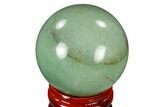 Polished Green Aventurine Sphere - China #116008-1